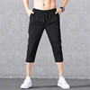 Breathable Sport Running Pants Men’s Casual Shorts w/ Pocket Loose Quick Dry Jogger Pant 3/4 Athletic Shorts for Summer 5