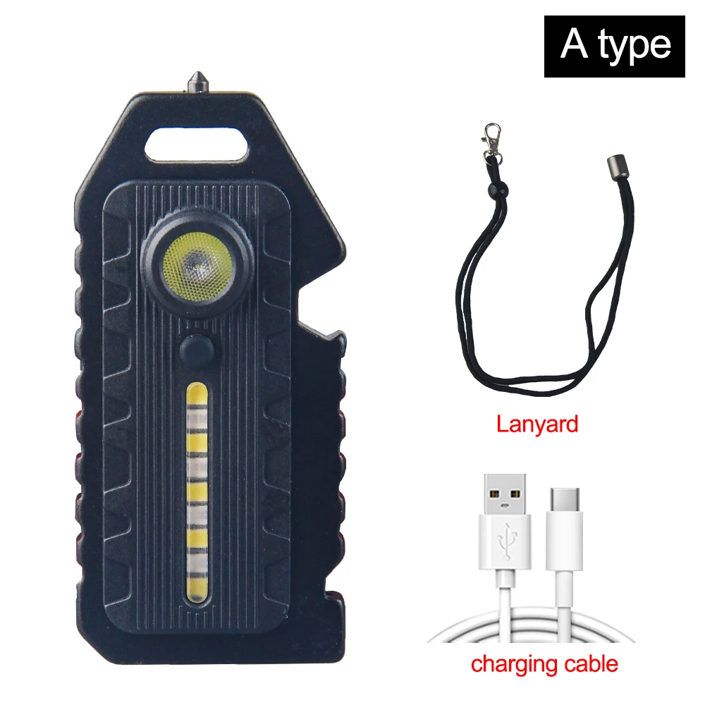 Luce LED Da Spalla Ricaricabile USB - Rosso E Blu - Impermeabile IP65 - Per Sicurezza Outdoor - Foto 4