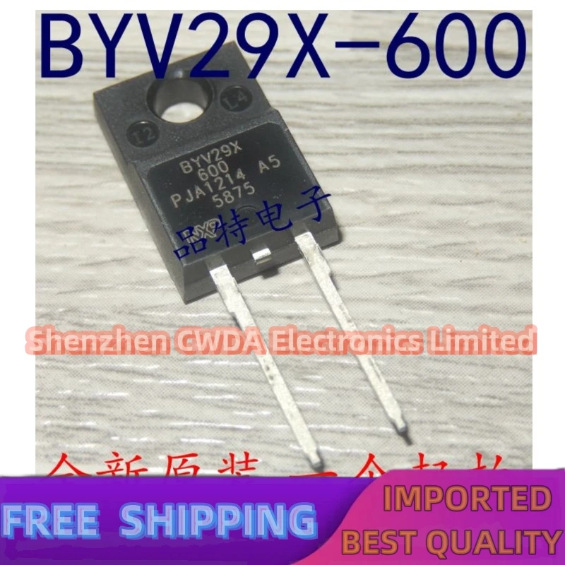 

10PCS-20PCS BYV29X-600 BYV29X600 TO-220F-2 600V 10A In Stock Can Be Purchased