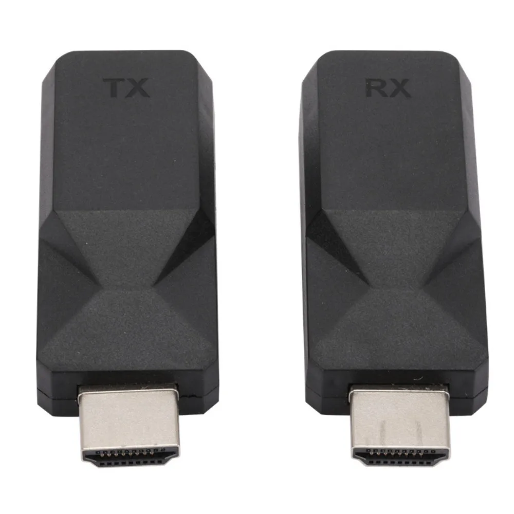 

TX Transmitter 60m HDMI-compatible Extender RX Receiver Rj45 To HDMI RJ45 To HDMI Extend Adapter 1080P Single Network Cable