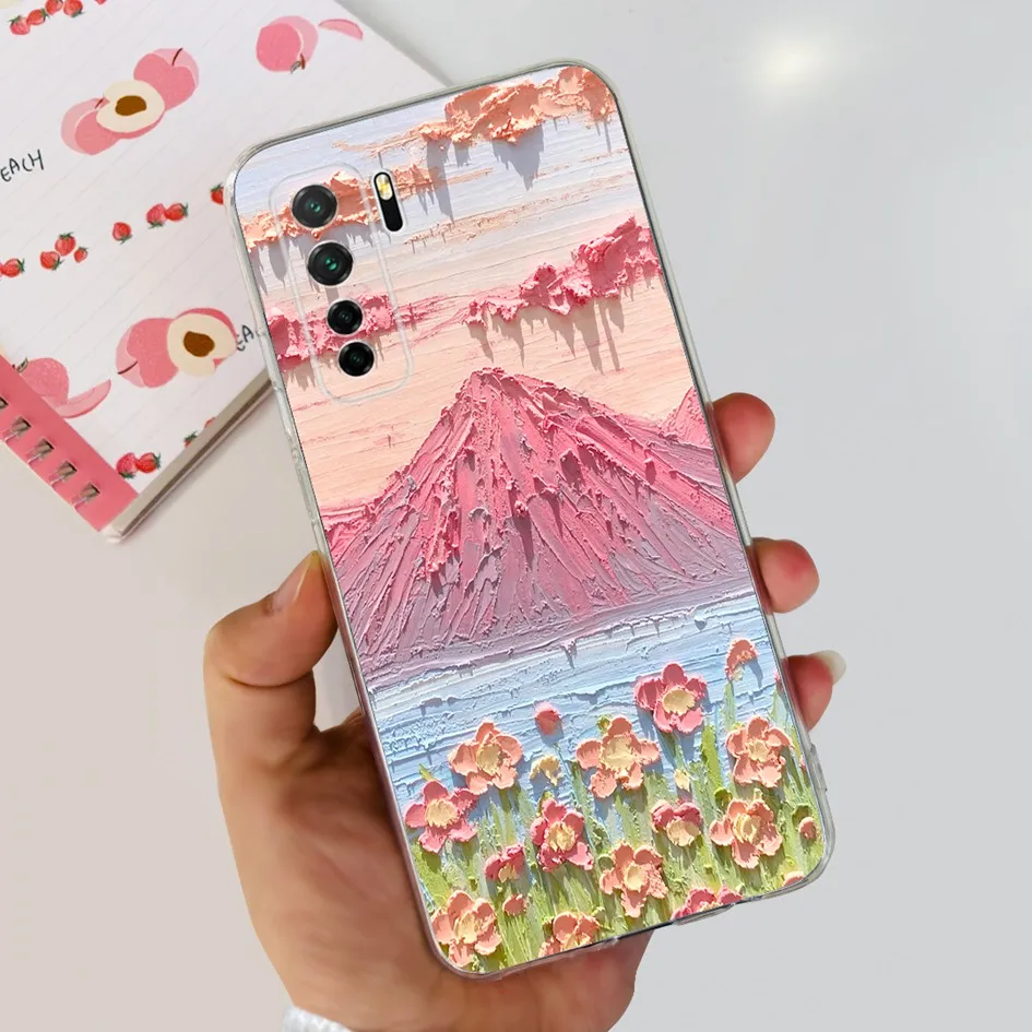Clear Fashion Pattern Soft Silicone Case