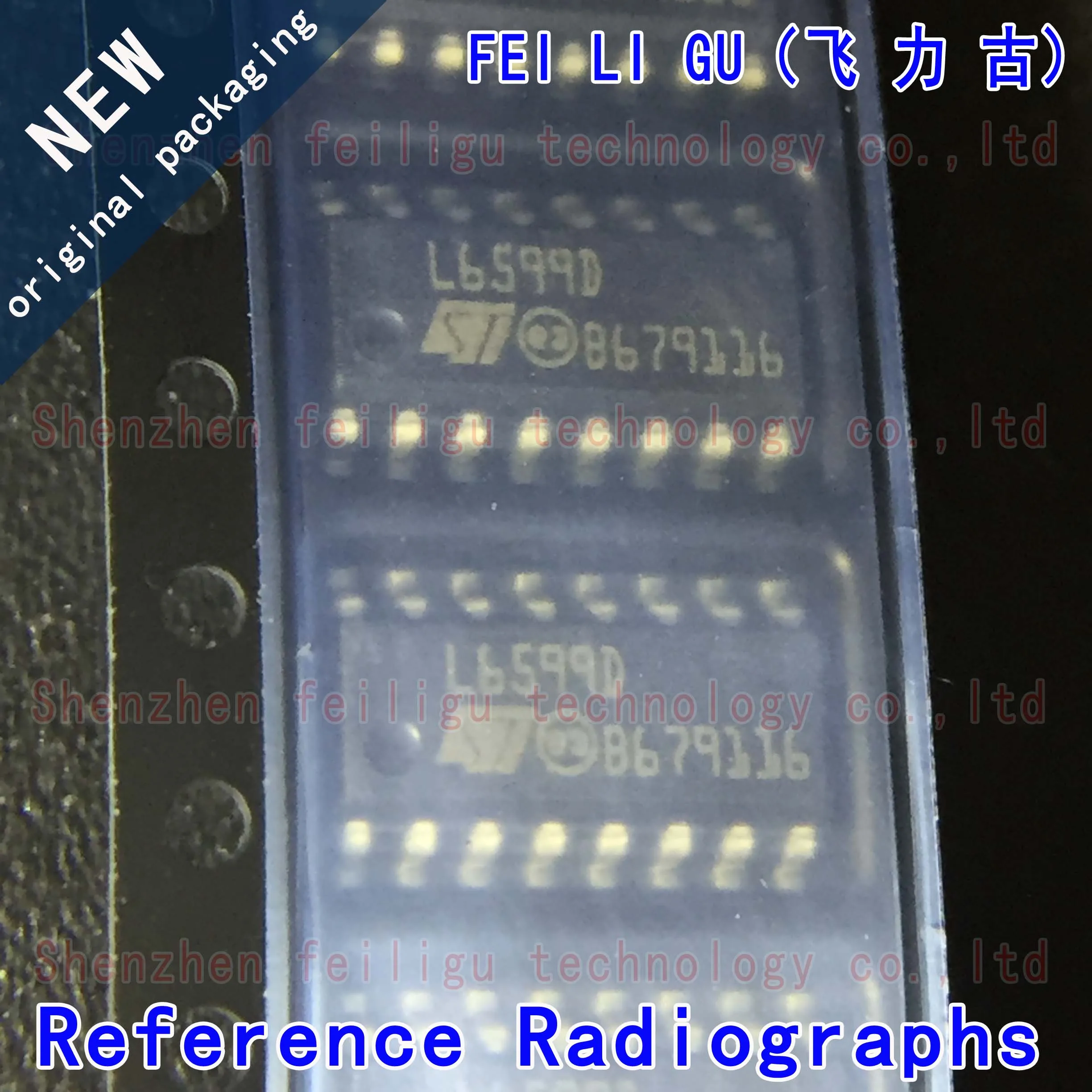 100% New original L6599DTR L6599D L6599 package: SOP16 high voltage resonant controller power controller chip