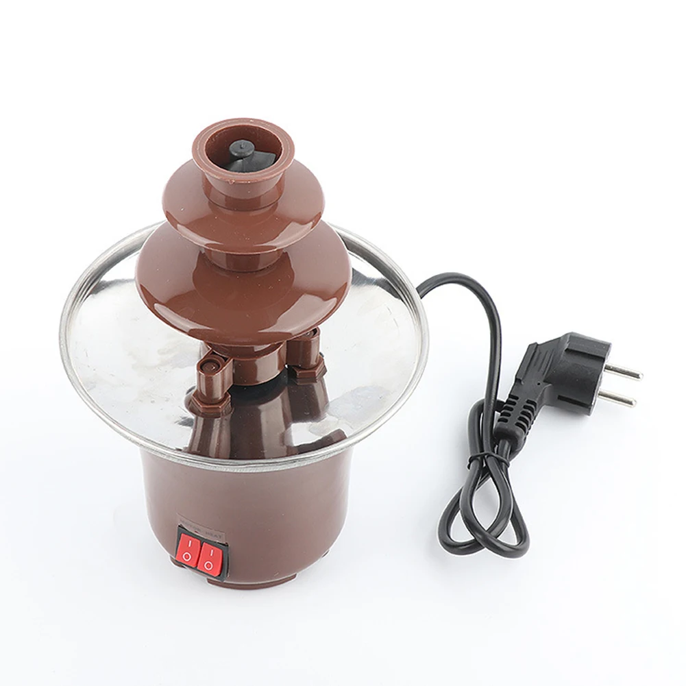 Chocolate Fountain Fondue Mini Waterfall Hotpot Machine Wedding Heating Melts