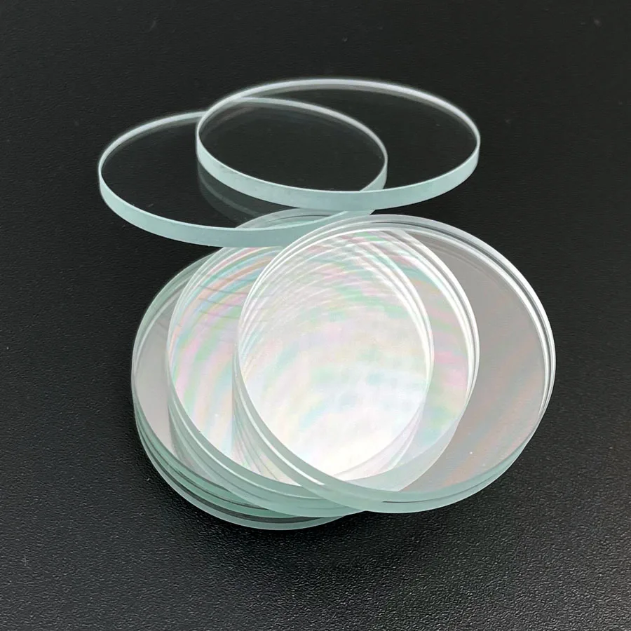 Precision Polished Round Glass Lens for High-Power Flashlights and Bike Lights