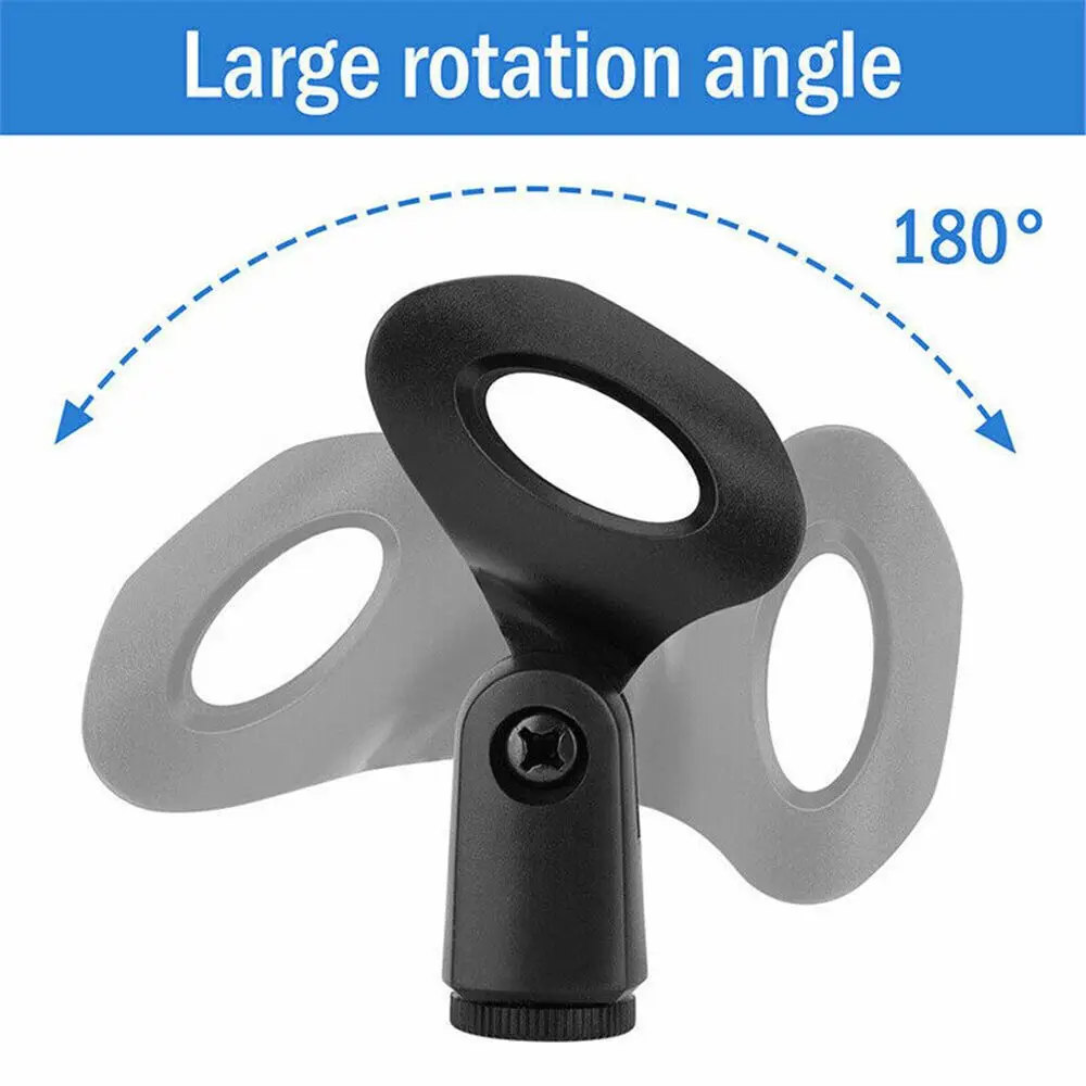 Microphone Stand,Microphone Mount Clamp,Microphone Clip Holder 1/4pcs Microphone Mount Holder Universal Mic Holder