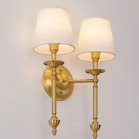 Applique Murale Américaine Simple pour Chambre à Coucher, Lampe de oral et, Miroir Avant, Salon, Villa, Wlhouse 5