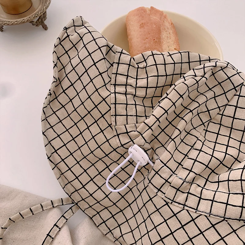 Spring Summer Sun Protector Cap Turban 2023 New Baby Korean Cute Cartoon Bear Doll Fishmen Hat for Toddler Boy Girls Bucket