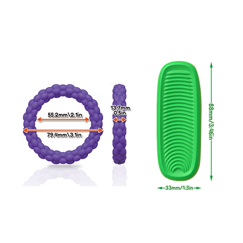 Silicone Sensory Strip Fidget Toy for Kids and Adults