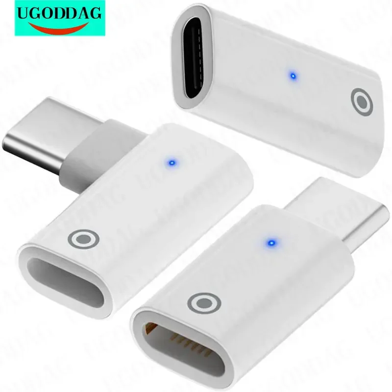 Adattatore Di Ricarica Usb C Per Apple Pencil Adattatore Portatile Di Tipo C Di Prima Generazione Ricarica Con Indicatore Luminoso