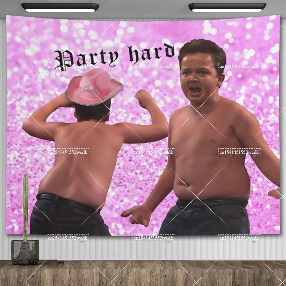 Tapestry Decor Funny Meme Tapestry Gibby ICarly Wall Tapestry Hippie Polyester Hanging Tapestries Sofa Cover Home Decor Party Photo Backdrop