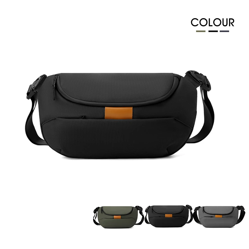 Large capacity men's Cross waist bag Commuter Bag leisure chest bag men's messenger bag motorcycle sports shoulder bag