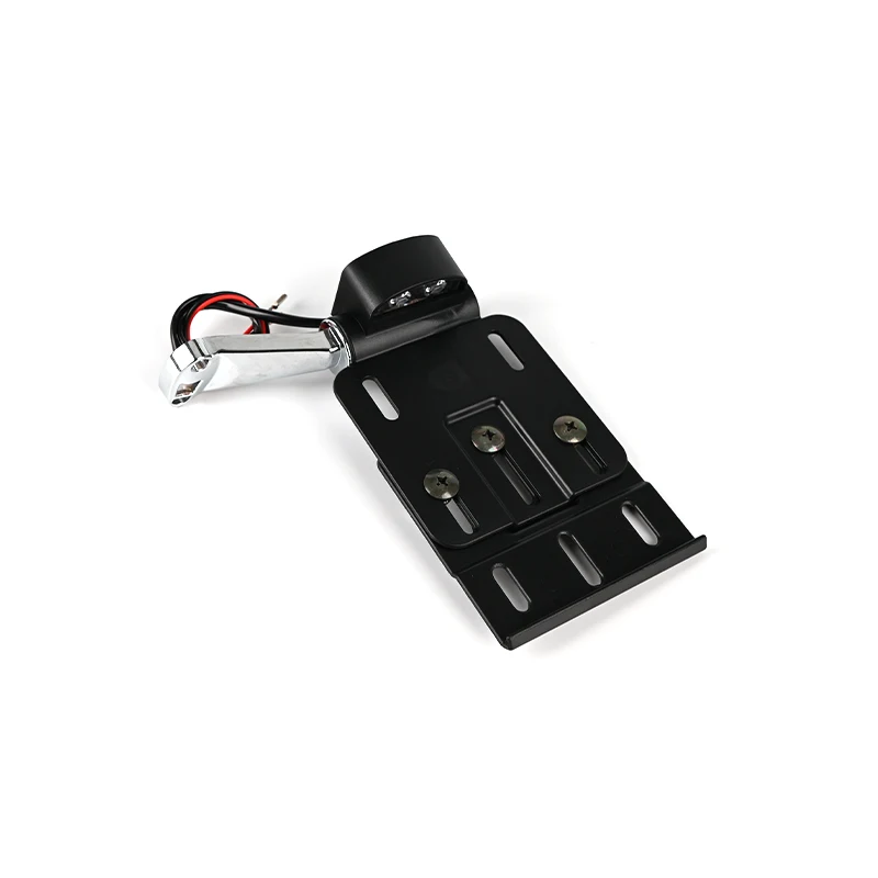 Motorcycle Side License Plate Holder LED Display Bracket for Harley Sportster XL883 XL 1200 Dyna Low Rider FXDLS Street Bob FXDB license plate holder motorcycle license plate holder