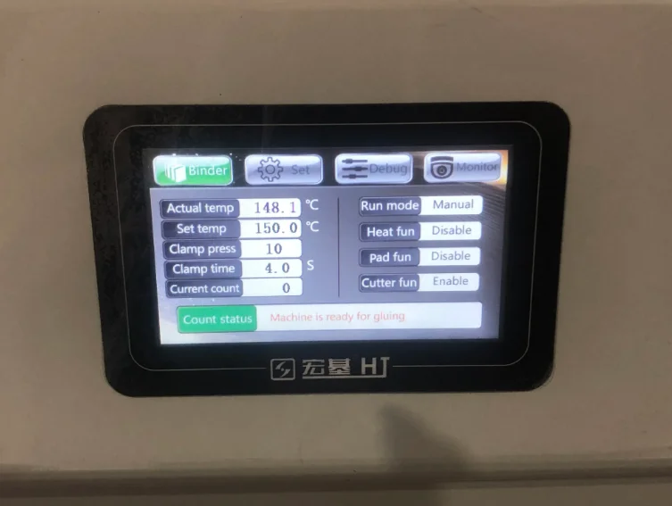 310mm 데스크탑 접착제 바인딩 기계 전기 제본 기계 완벽한 접착제 바인더 220V 또는 110V
