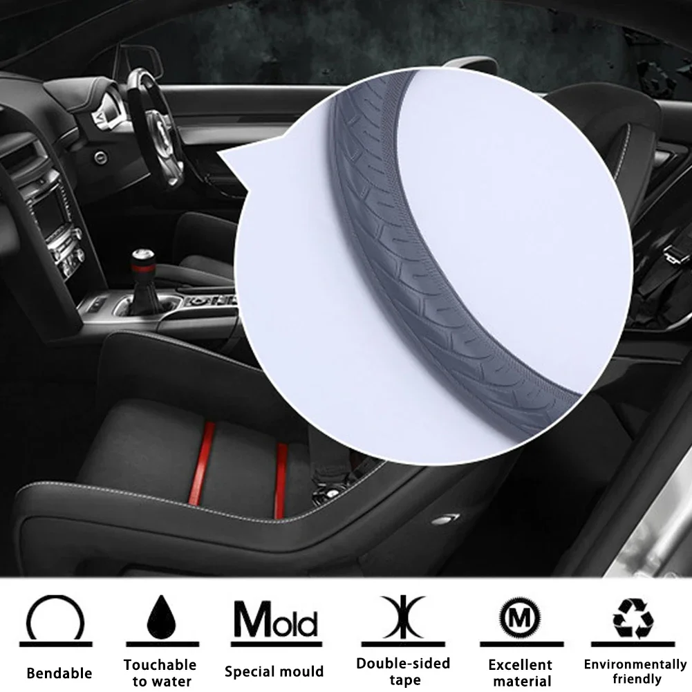 Silicone Skidproof Steering Wheel Cover 36-40cm
