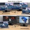 WAVLINK USB C to HDMI Dual Display Adapter 4K@60Hz 3-In-1 HDMI Adapter with 95W Power Delivery for MacBook Pro/Air Laptops 3