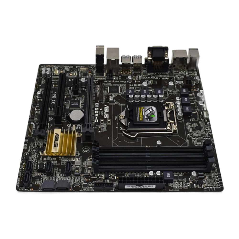 Description Picture 6 of itemAsus B150M-C + i3 6100, Used LGA 1151 Motherboard and CPU Combo, Supports Intel 6th Gen Core, 4x DIMM Max. 64GB, ATX Mainboard