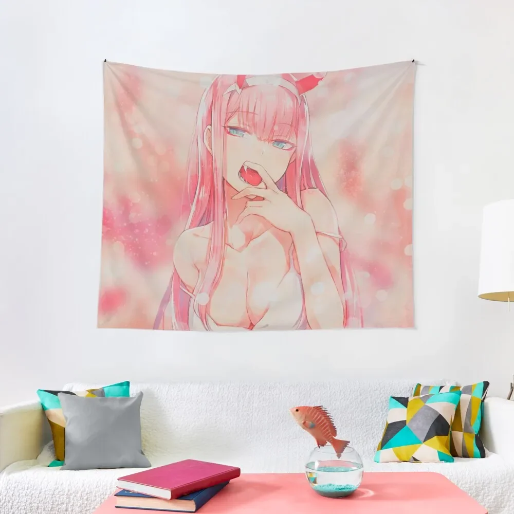 

Zero Two DITF Tapestry Wallpapers Home Decor Home Decoration Wall Decor Hanging Decor For Bedroom Tapestry