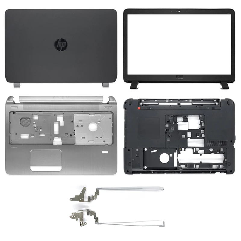 

NEW Laptop LCD Back Cover/Front Bezel/Hinges/Palmrest/Bottom Case For HP Probook 450 G2 455 G2 Top Case 768123-001 AP15A000100