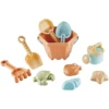 Baby Beach Toys Children Outdoor Games Sand Play Set Infants Digging Sand Plastic Shovels Buckets Water Play Beach Toys for Kids 1