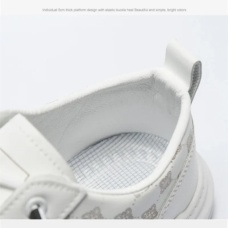 Men's Shoes Leather Casual Sneaker Breathable Flat Shoes Spring Autumn Trendy Sneakers Men Non-Slip Soft Male Loafers