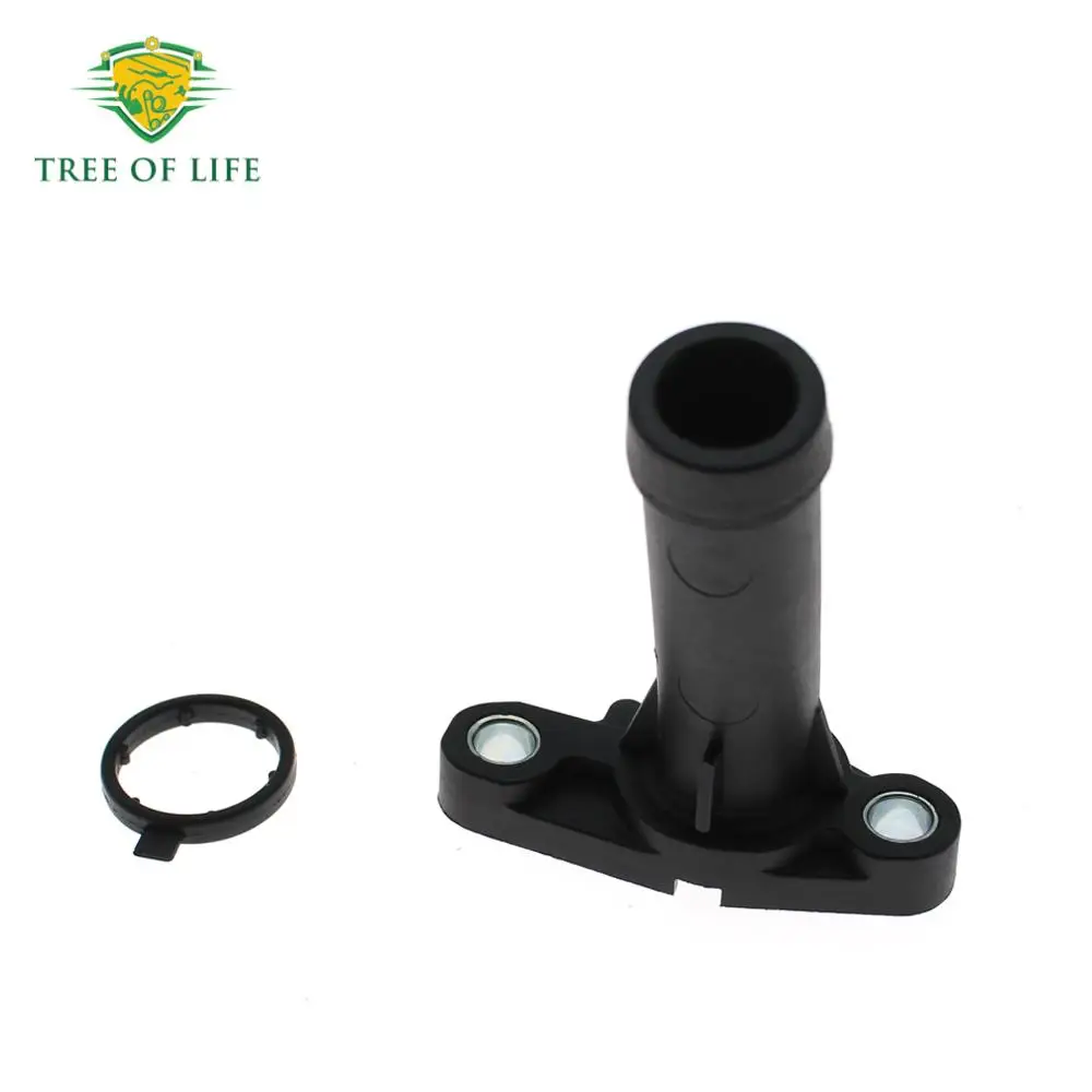 1/2/5/10X Engine Coolant Inlet Flange Water Pump Fitting For Audi Q7 VW Passat Phaeton Touareg CC Eos TER 03H121145A 03H121144A