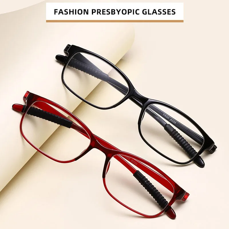 

New Ladies Reading Glasses Vintage Rectangular Spring Hinge Readers Eyewear Women Magnifier Presbyopic Diopter +1.0 to +4.0