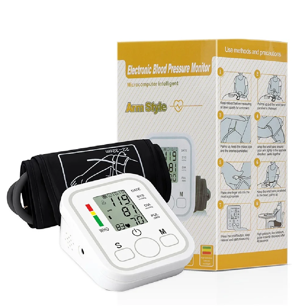 Blood Pressure Monitor USB Digital Arm Cuff Sensor Automatic