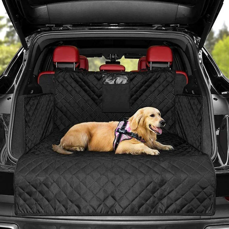 Waterproof Dog Car Seat Cover Trunk Case Dog Car Transporter Travel Mat Pad Carriers Hammock For Small Medium Large Dogs