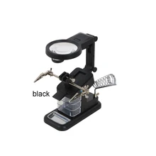 

Helping Hands Magnifier Station USB Electric Soldering Iron Workstation Magnifying Glass Stand Helping Hands Magnifier Station