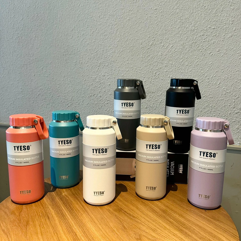 Tyeso Vacuum Insulated Bottle Sports 304 Stainless Steel Hot And Cold Water Bottle 11 Tyeso Vacuum Insulated Bottle Sports 304 Stainless Steel Hot And Cold Water Bottle