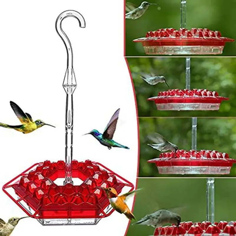 PALONE Hummingbird Feeders for Outdoor Marys with Perch and Built-In Ant  Moat Outdoor Bird Feeder Pet Bird Supplies