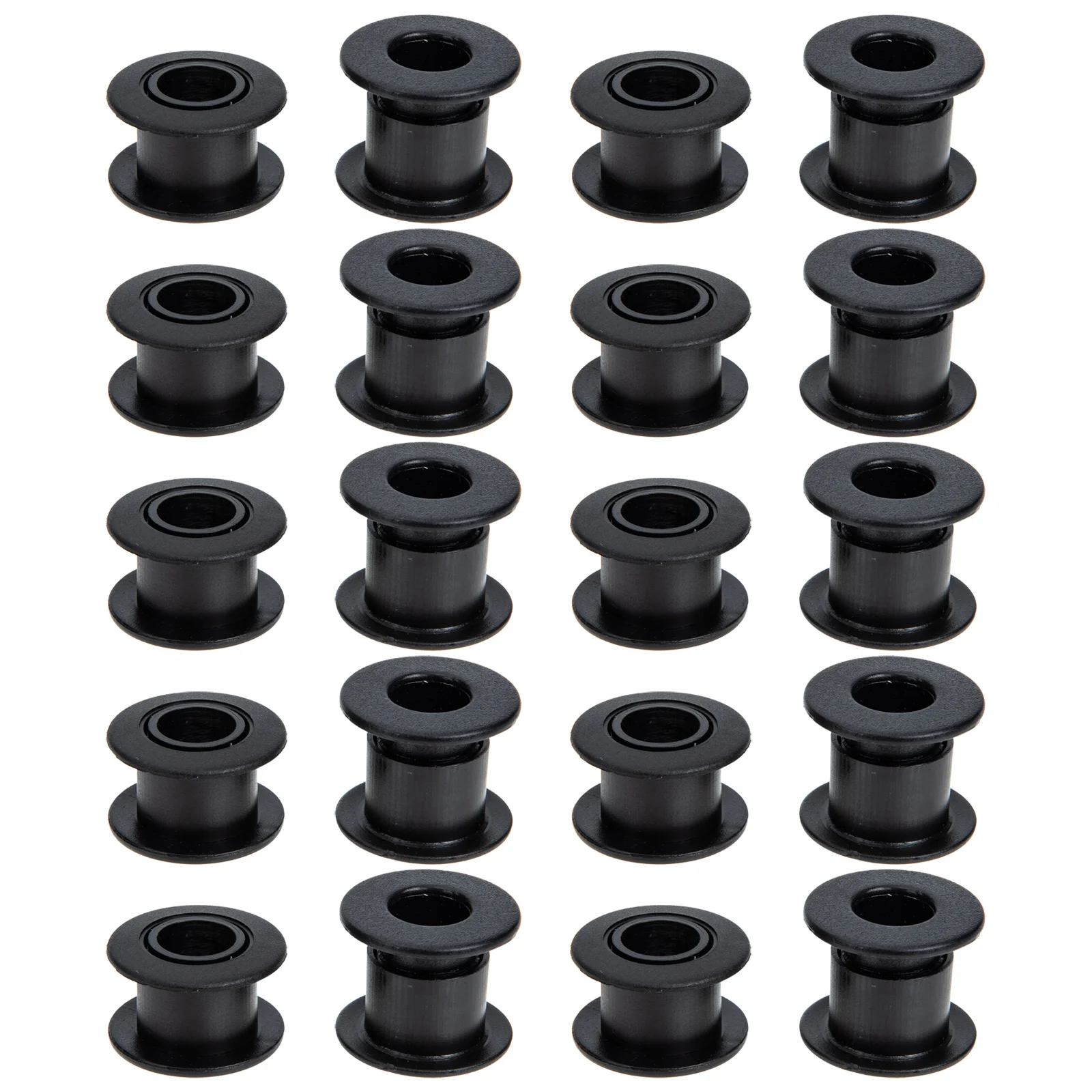 

10 Pairs Foosball Accessories Table Football Shaft Rod Bearings Soccer Balls Balls Handle Tabletop Bushings Plastic