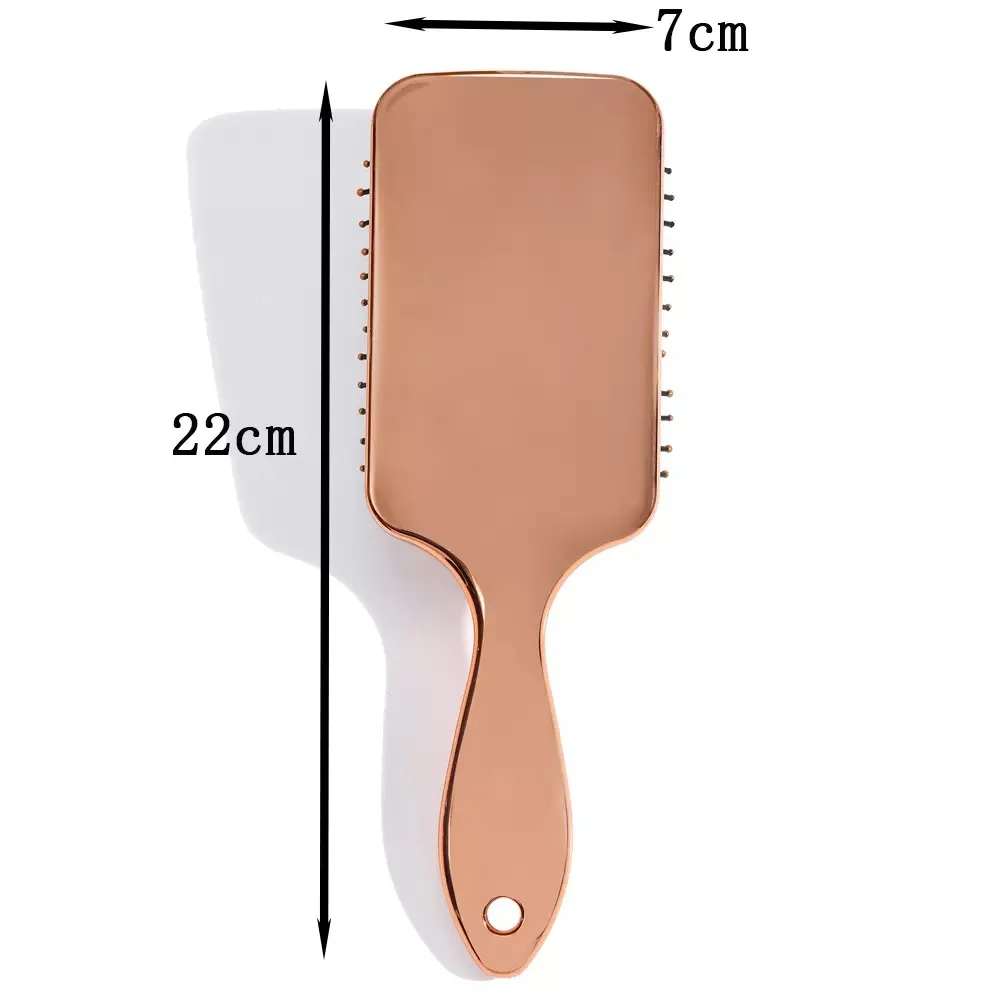 Hair Styling Tools Hair Brush Comb 1pcs Electroplated square Air Cushion Combs Women Scalp Massage Hairdressing Tool