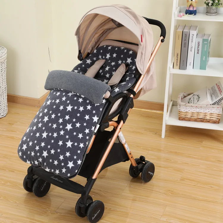 Hot Sale Baby Stroller/Buggy Sleeping Bag Infant Carriage Warm Socks Winter Windproof Foot Cover Anti-kick Shake Down Quilt Baby Strollers comfotable