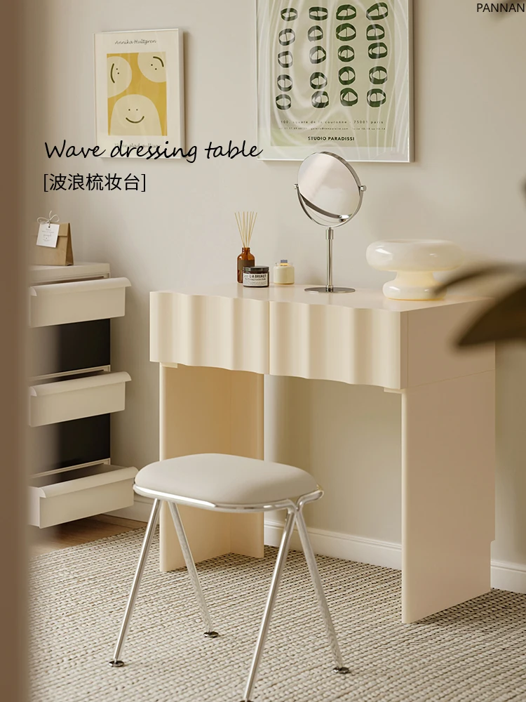 Cream style dressing table Modern simple bedroom Small
