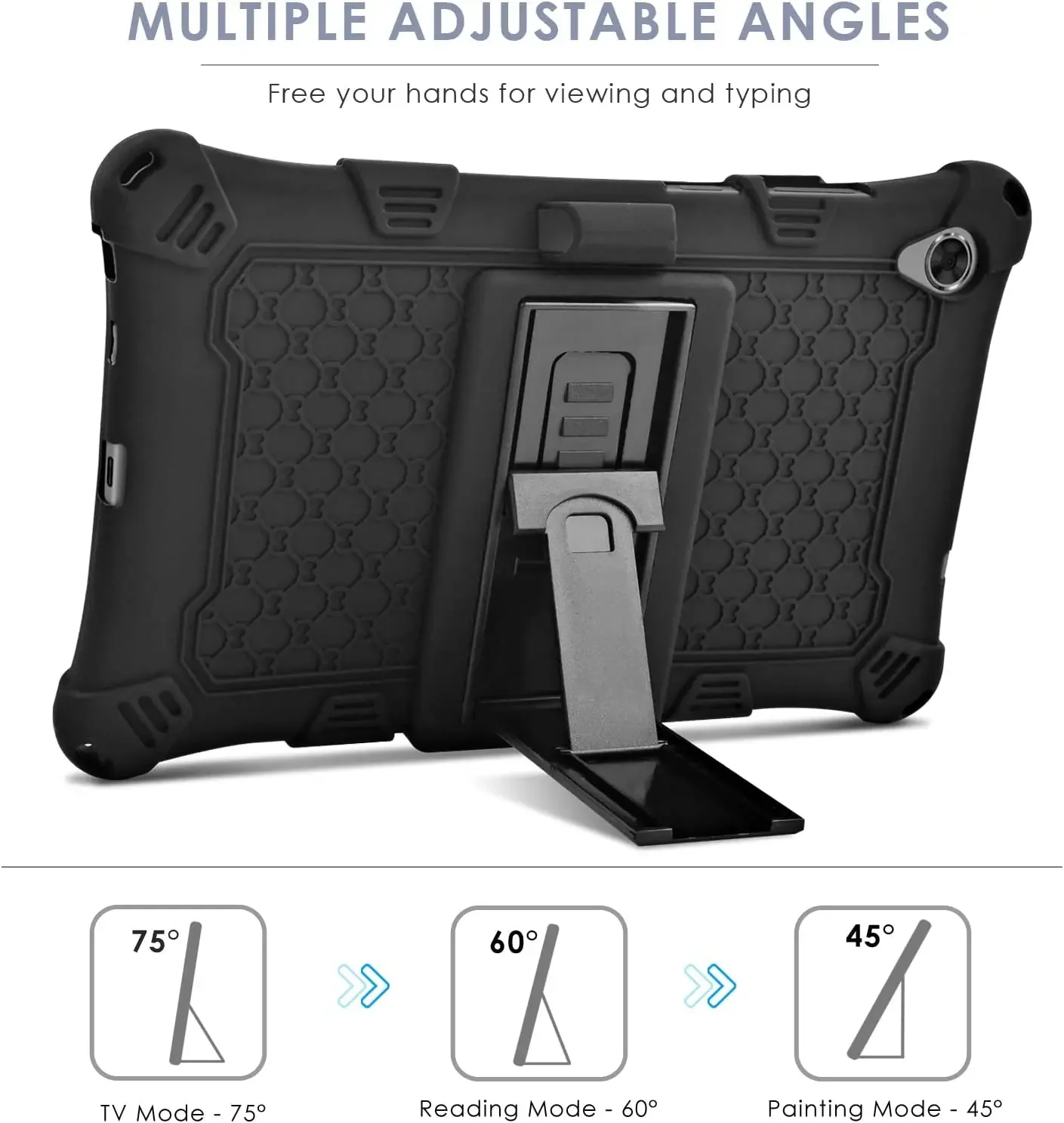 Capa Infantil para Lenovo Tab Capa para Tablet Fhd Tb8705f Tb9705n m8 hd Tb-8505f x m8 3ª Geração Tb-8506f Soft Shell Stand - Imagem 3