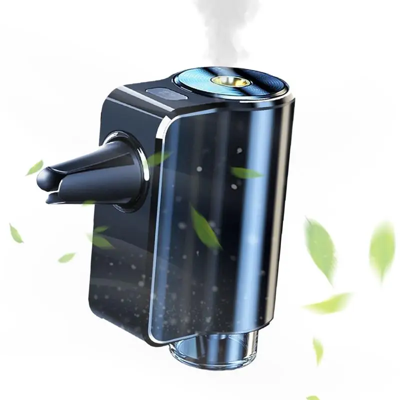 

Масляный диффузор для автомобиля из алюминиевого сплава, умный освежитель воздуха для автомобиля с 3 регулируемыми режимами, проектор, автоматический ароматизатор с питанием от USB