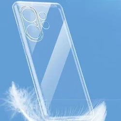 Enhanced Transparent Soft TPU Phone Case with Lens Protection - Silicone Clear Phone Cover for Vivo S30 Pro Mini (Clear)