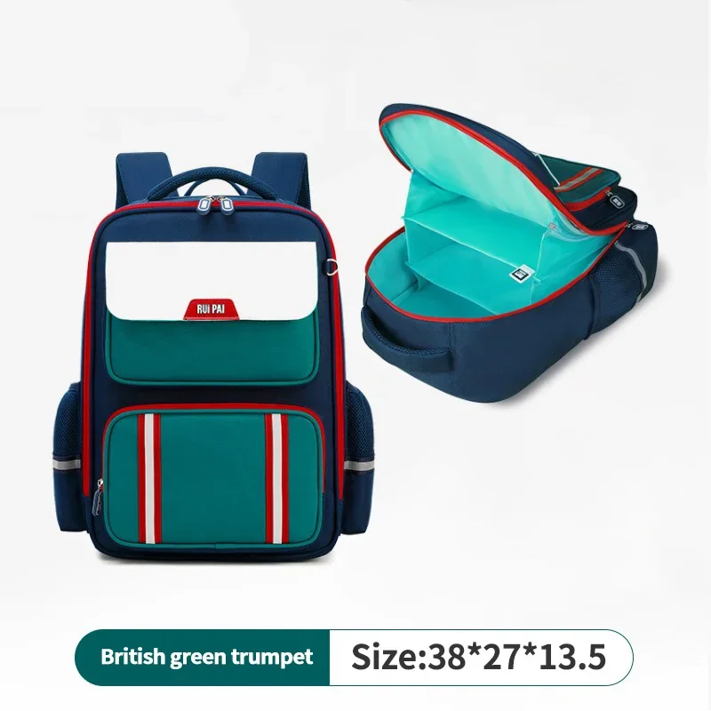 thumbnail image 1 of Mochila escolar para niños Alumnos de primaria de tercero a sexto grado Mochilas de columna para reducir la carga Gran capacidad, 1 of 5