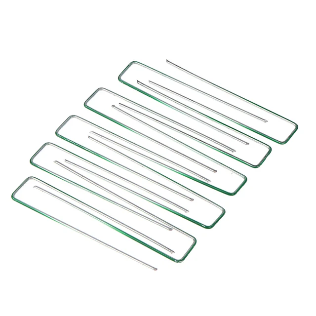 10 db Kerti U Csapok Acél Horganyzott Fél Zöld Műfű Gyepek - Image 4