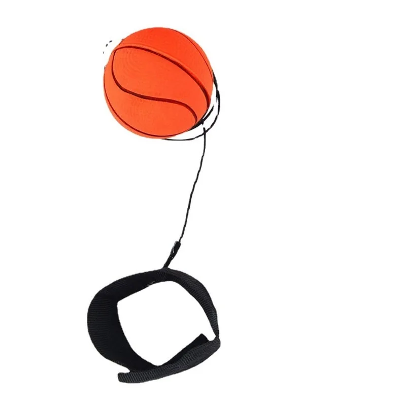 Returned Balls Wrist Elastic Ball Wrist Return Ball Hand Throw Back Exercise Coordination Gift Diameter 6cm 1pc