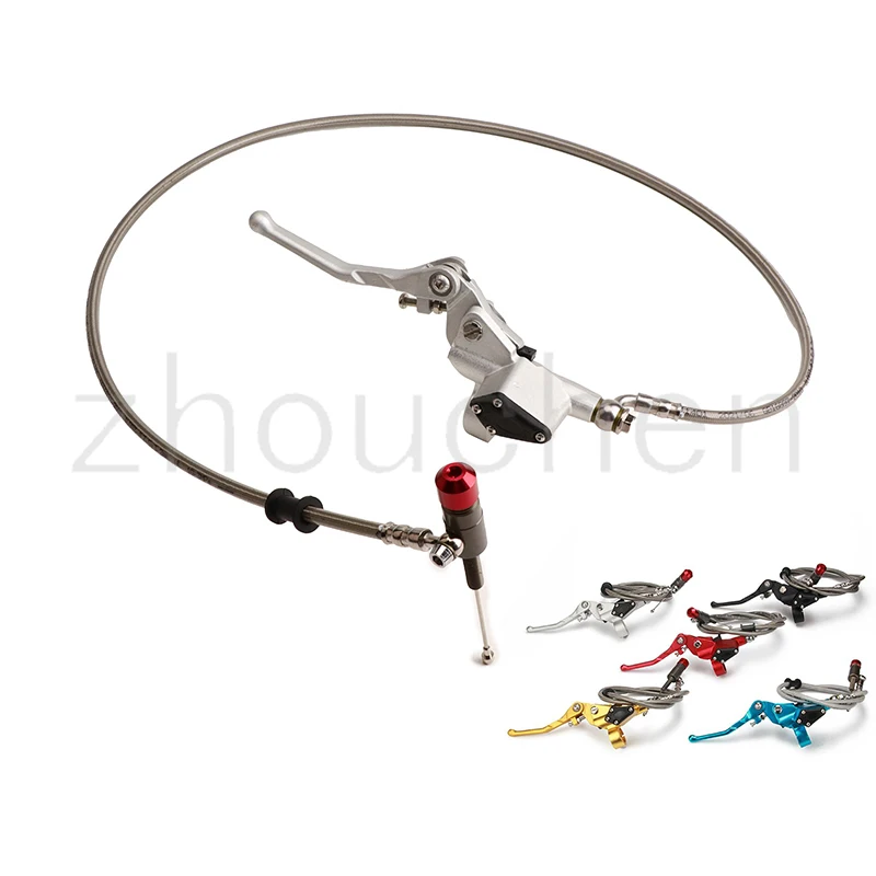 

Мотоциклетный Гидравлический Комплект сцепления Муфты Серебряный рычаг главный цилиндр универсальный для Husqvarna 125-250 куб. См Кроссовый мотоцикл