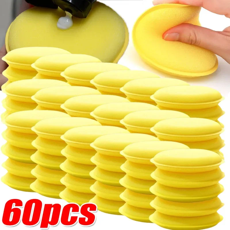 Car Waxing Foam Polish Sponges Applicator Wax Soft Sponge Cleaning Accessories Car Cleaning Tool