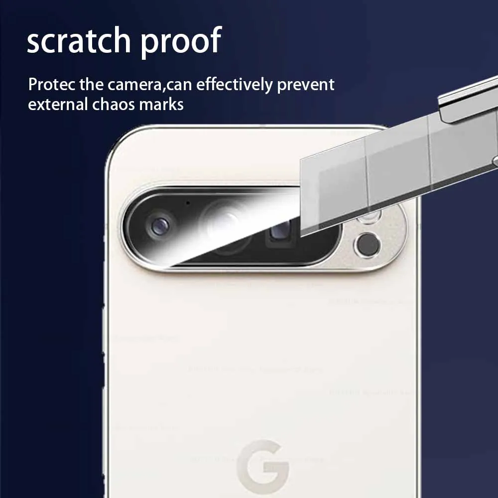 Premium 3D Curved Camera Lens Protector - Tempered Glass Cover (1-3 Pack)