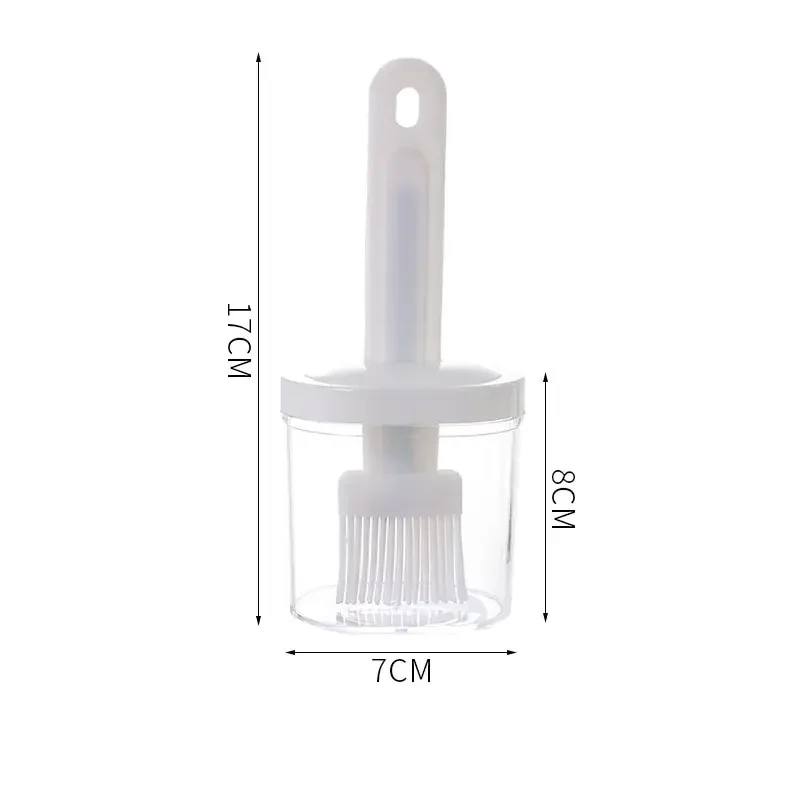 oil brush 1Pc high temperature resistant silicone bottle brush portable barbecue oil kitchen baking article