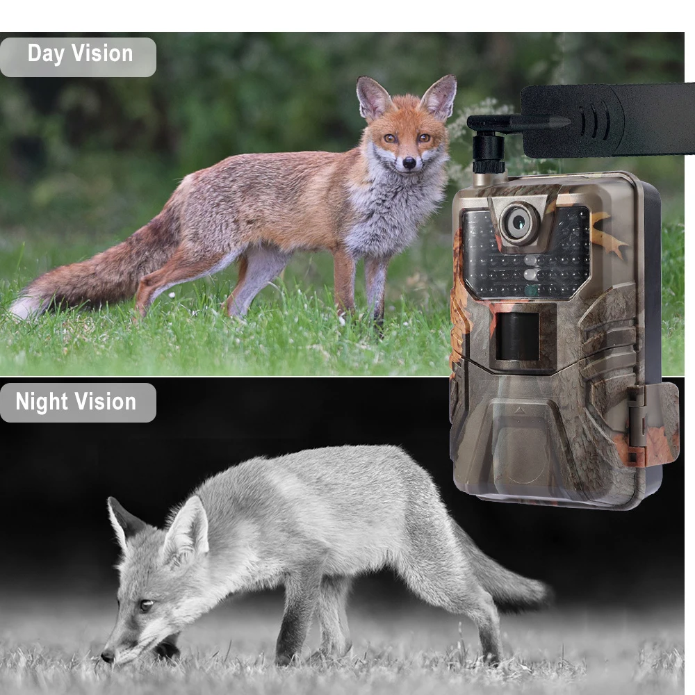 SuntekcamAPP Control Trail Camera Cloud Service 4G 30MP 2K Wireless Wildlife Hunting Cameras Night Vision Surveillance HC900Plus hunting trail camera,trail camera