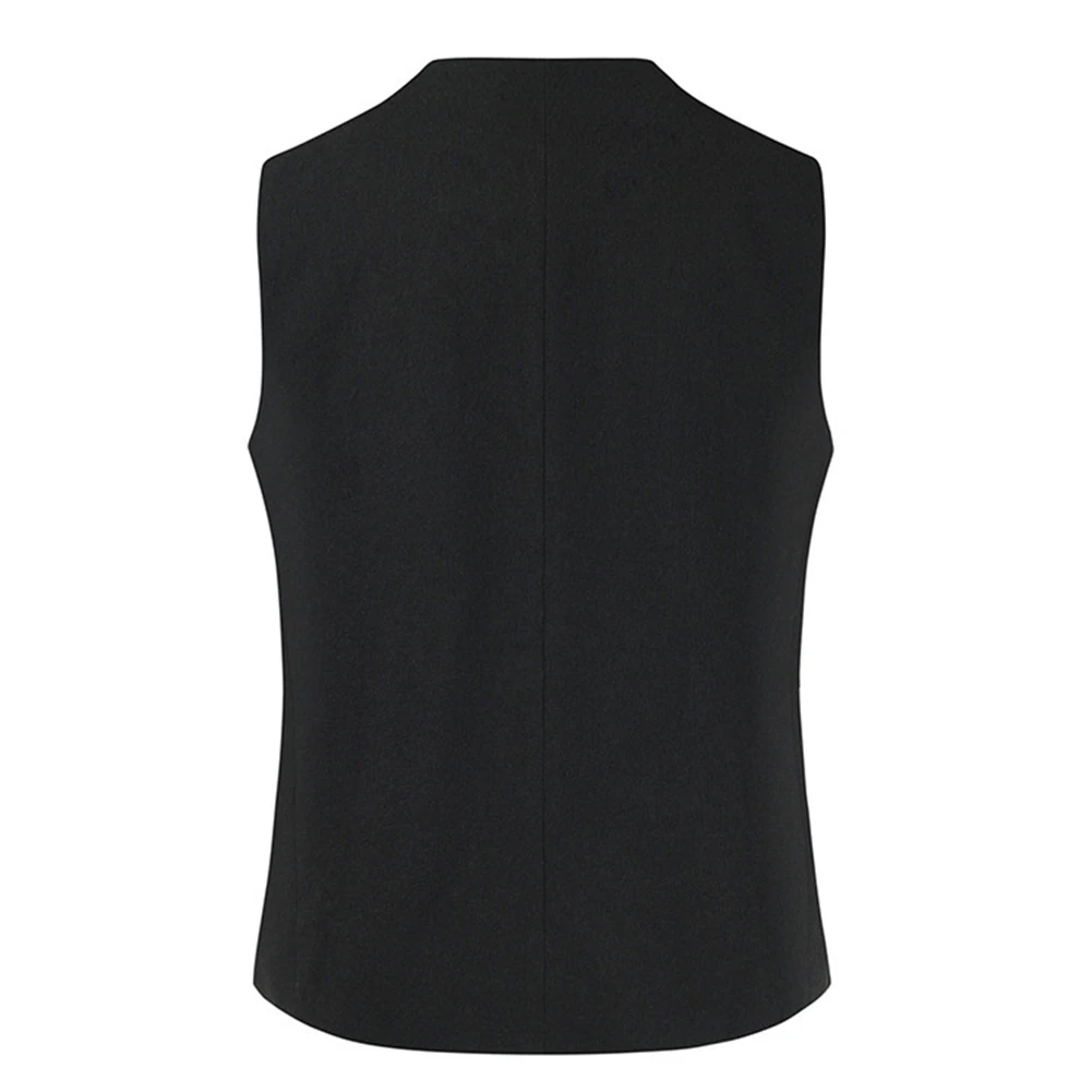

Stylish Men's Smart Casual Suit Waistcoat Vest Double Breasted Slim Fit Fashionable Decorative Pattern Sleeveless