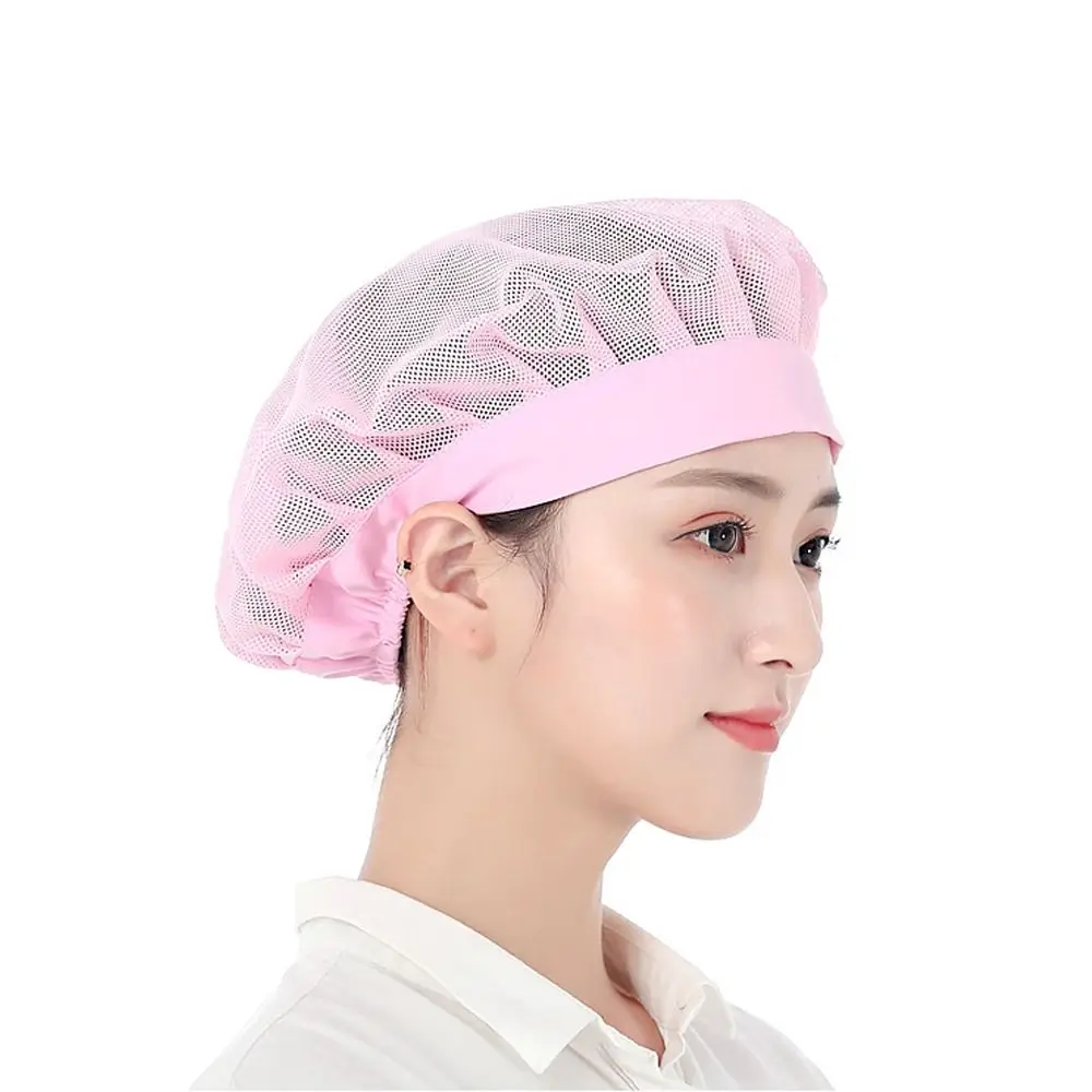 Kitchen Cooking Chef Cap Nets Work Wear Food Service Hair Nets Chic Bundled Hair Work Wear Bundled Hygienic Cap 1Pcs