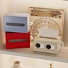 Tissue Box Table Napkin Rings Tissue case Paper Box Container Solid Storage Box Home Table Decoration 2
