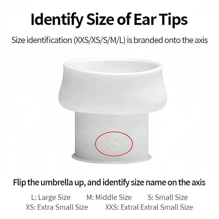 Silicone Ear Tips for Airpods Pro 3 Eartips Airpods Pro 3 Ear tips Airpods Pro 3 Silicone Tips Airpods Pro 3 Silicone Ear Caps